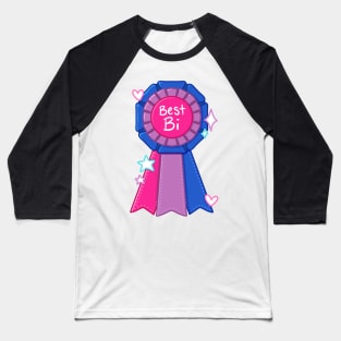 Best Bi Ribbon Bisexual Pride LGBTQ Baseball T-Shirt